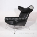 Hans Wegner design furniture OX Lounge Chair with Ottoman for living room